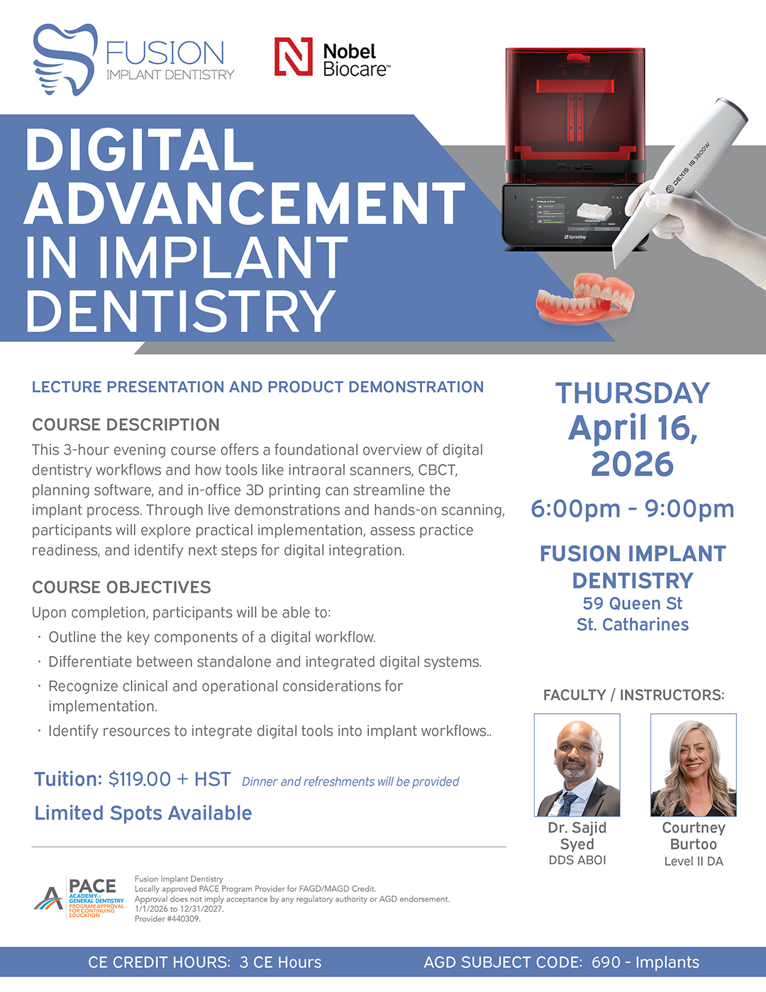 Dental implant education session on digital advancement in implant dentistry